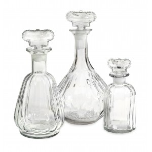 Astoria Grand Shala 3 Piece Decantor Decorative Bottle Set ASTD2923